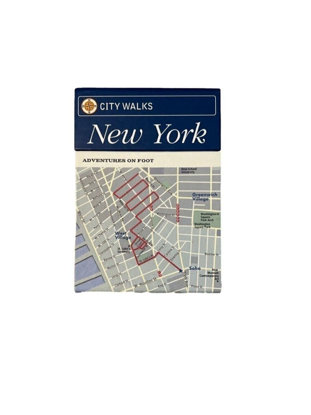 City Walks New York 50 Adventures on Foot.  50 different walking adventure cards